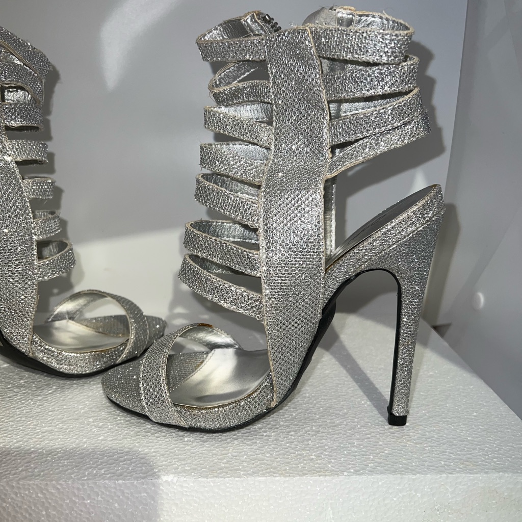 Brand New Silver Sexy Heels